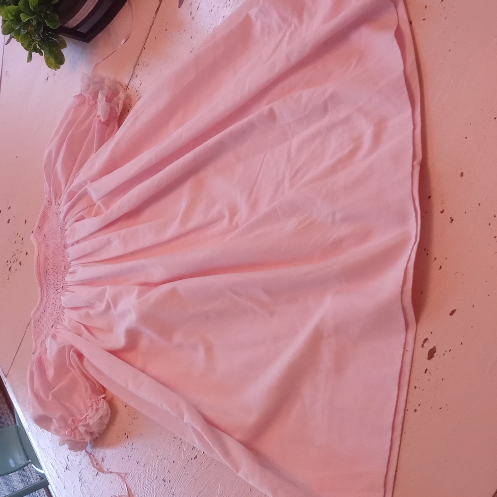 Pink Girls Smocked dress